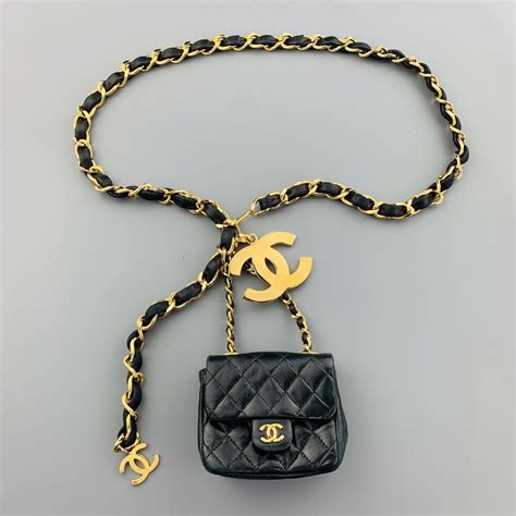 chanel mini bag belt|chanel belt bag vintage.